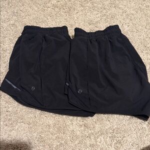 2 pairs lululemon shorts